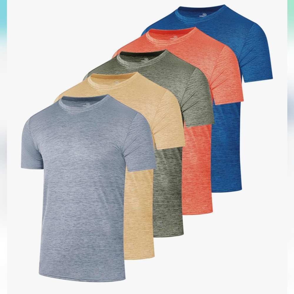 NWT 5 Pack Men's Workout Tees